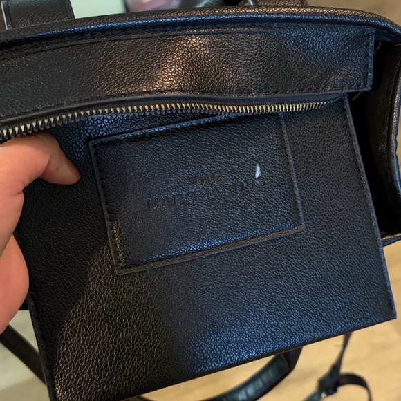 Marc Jacobs Black Tote Bag with White Logo - Picture 6 of 7